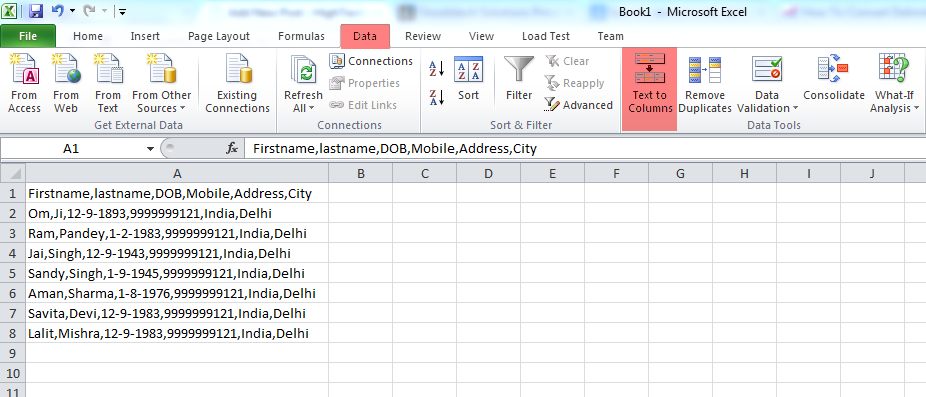 How To Convert Delimited File Into Excel File Delimited File Convert 4860